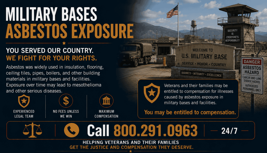 Asbestos Exposure in U.S. Military Bases