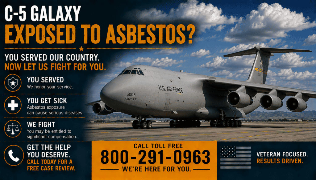 C-5 Galaxy (Air Force) Asbestos Exposure Lawsuit