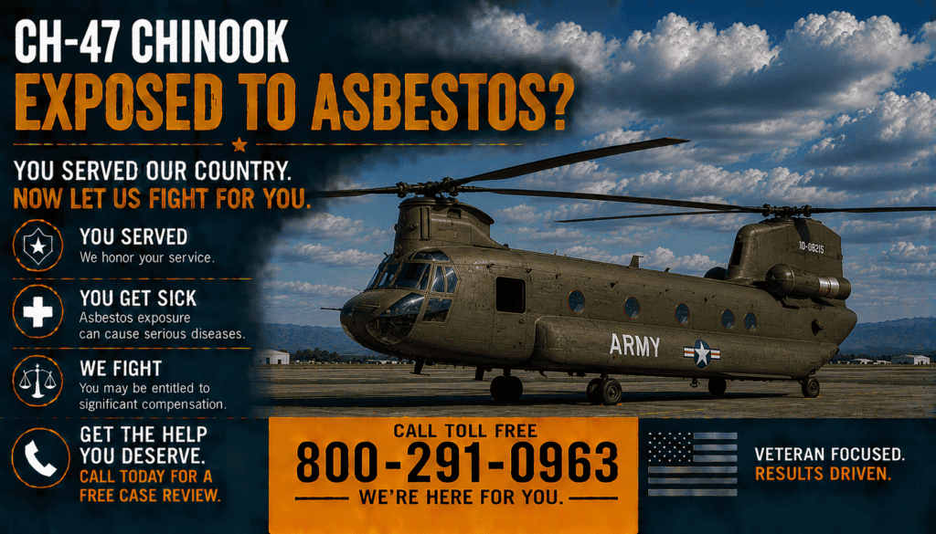 CH-47 Chinook Helicopter Asbestos Exposure Lawsuit