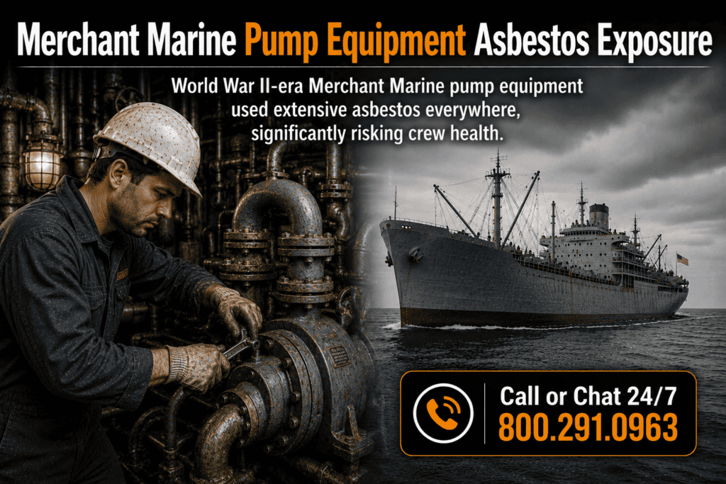 Merchant Marine Pump Equipment Asbestos Exposure Lawsuit