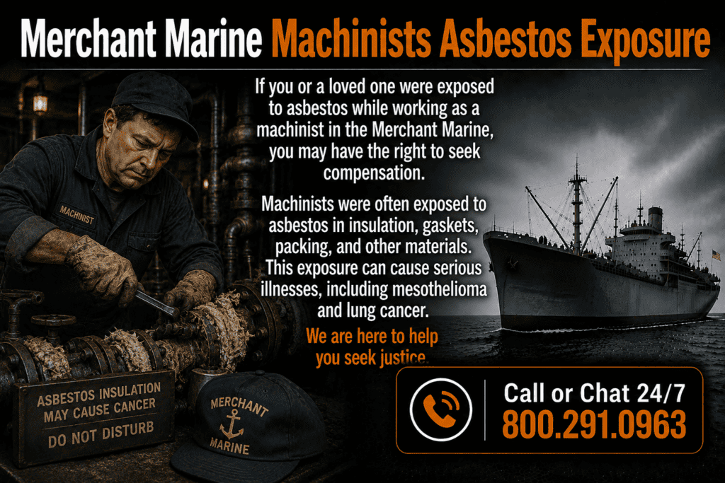 Merchant Marine Machinists Asbestos Exposure Lawsuit