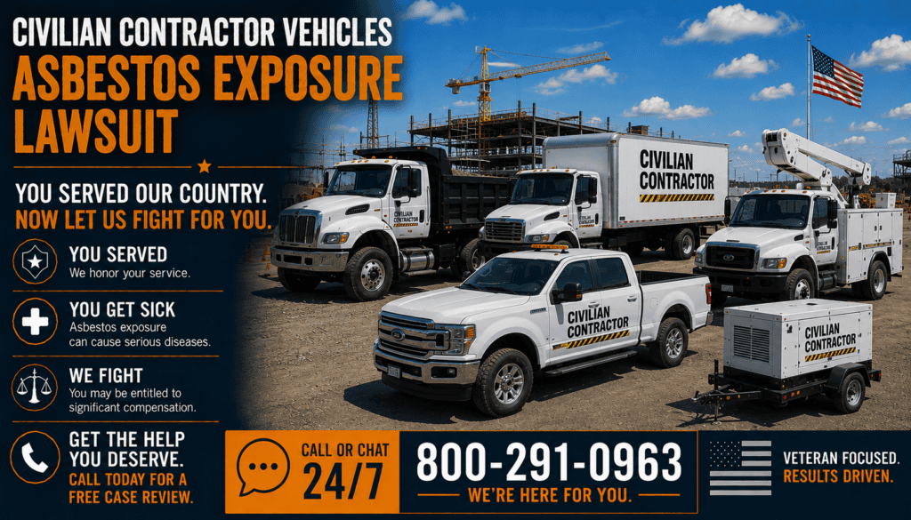 Civilian Contractor Vehicles Asbestos Exposure Lawsuit