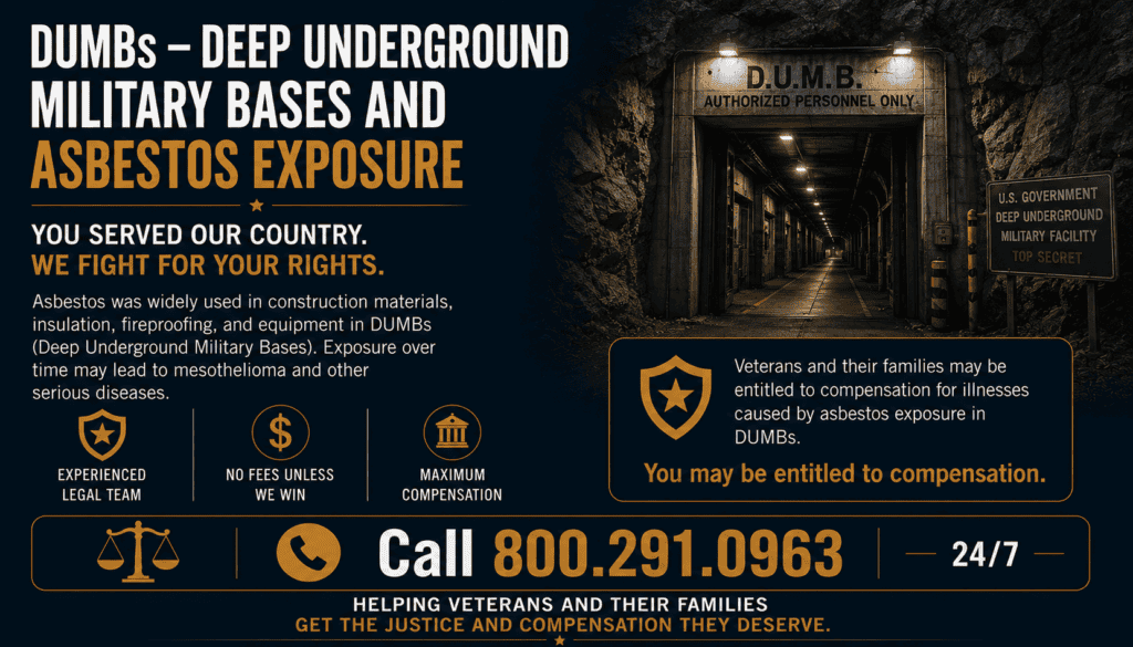 DUMBs – Deep Underground Military Bases and Asbestos Exposure