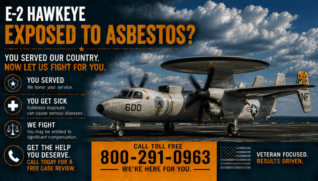 E-2 Hawkeye Asbestos Exposure Lawsuit