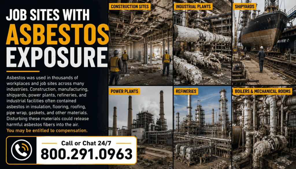 Job Sites With Asbestos Exposure Lawsuit