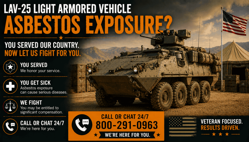 LAV-25 Light Armored Vehicle Asbestos Exposure Lawsuit
