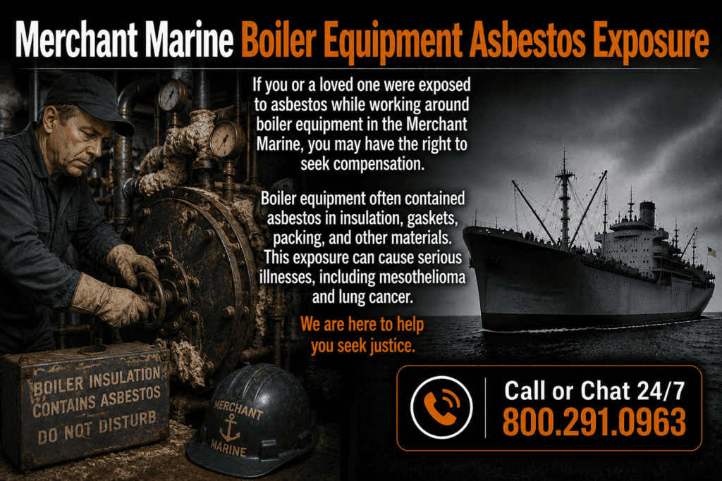 Merchant Marine Boiler Equipment Asbestos Exposure Lawsuit