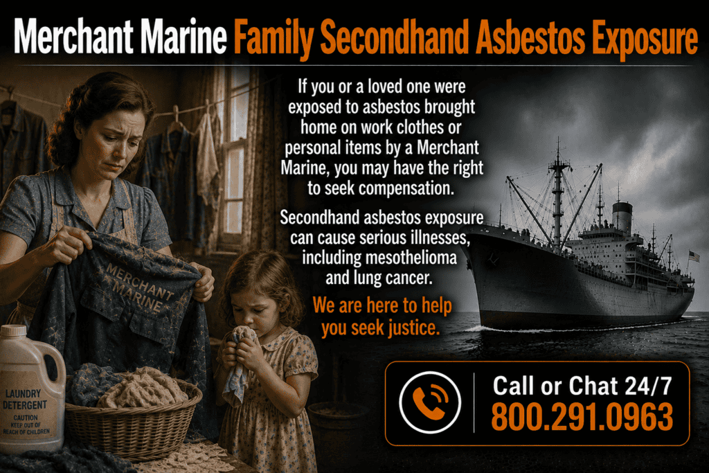 Merchant Marine Family Secondhand Asbestos Exposure Lawsuit