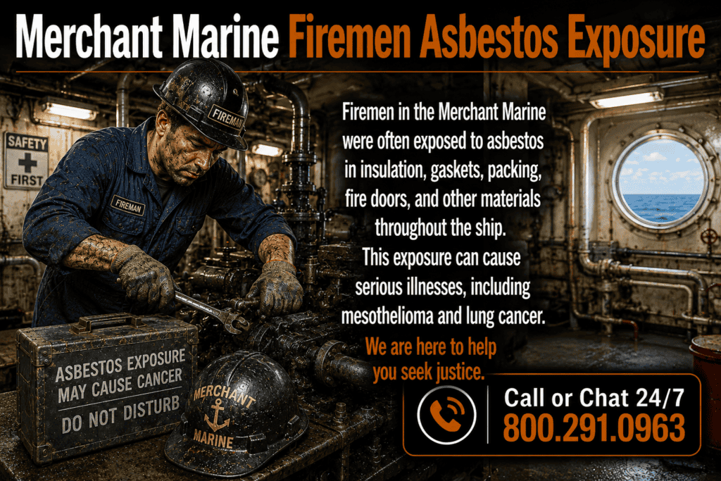 Merchant Marine Firemen Asbestos Exposure Lawsuit
