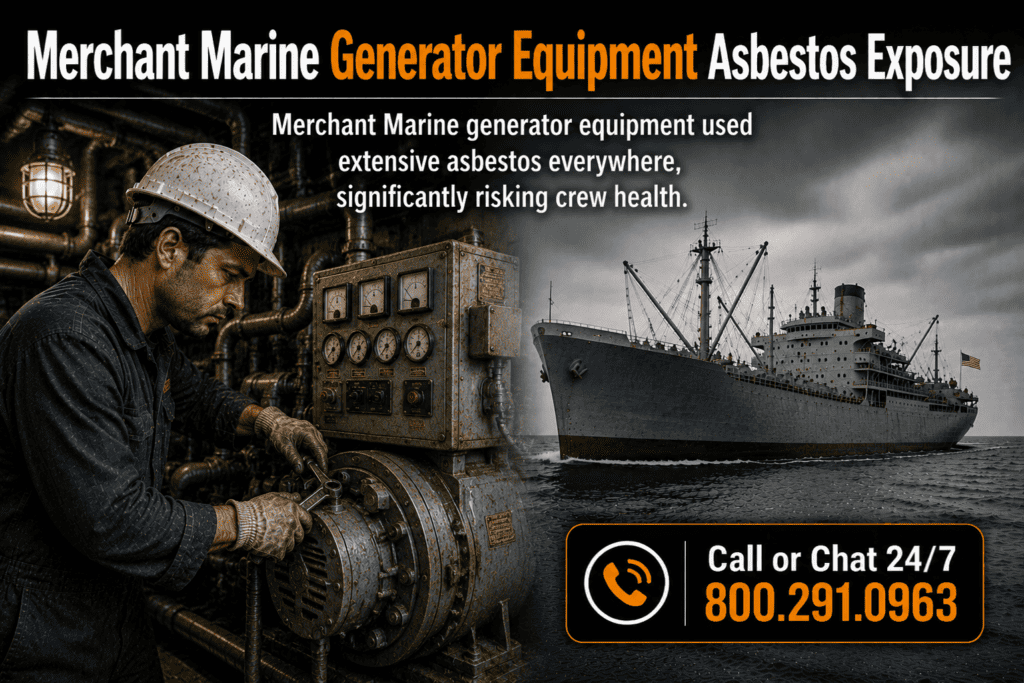 Merchant Marine Generator Equipment Asbestos Exposure Lawsuit