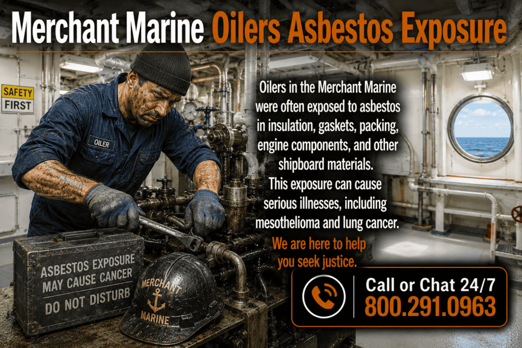 Merchant Marine Oilers Asbestos Exposure Lawsuit