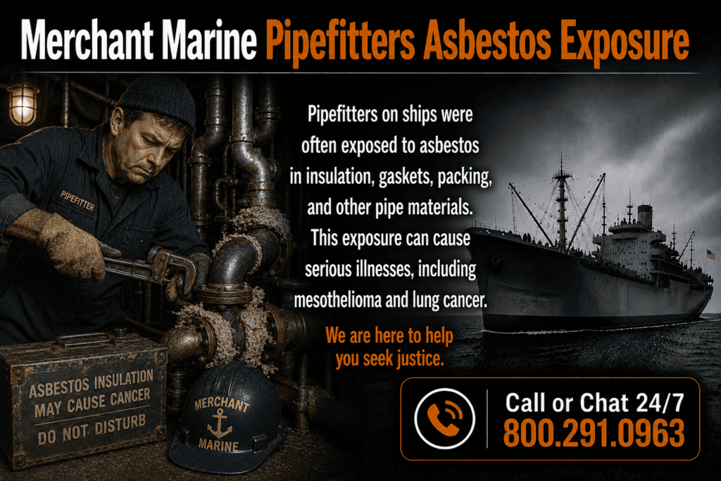 Merchant Marine Pipefitters Asbestos Exposure Lawsuit