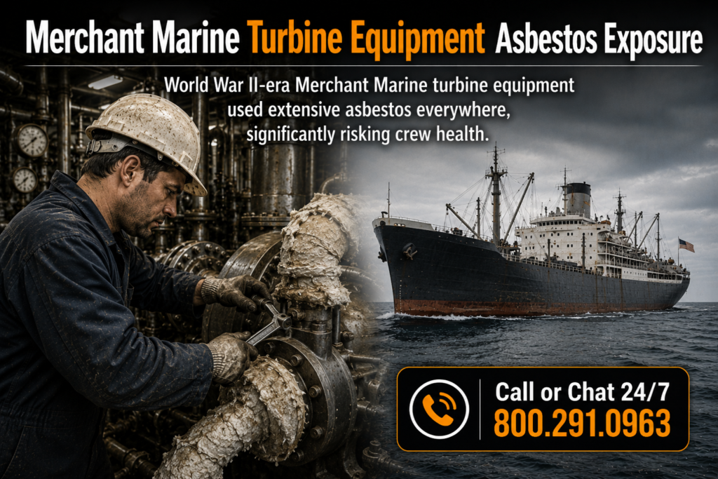 Merchant Marine Turbine Equipment Asbestos Exposure Lawsuit