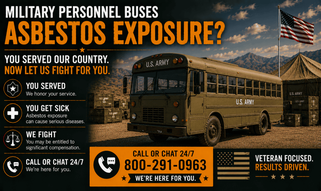 Military Personnel Buses Asbestos Exposure Lawsuit