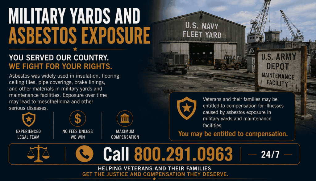 Military Yards and Asbestos Exposure Lawsuit