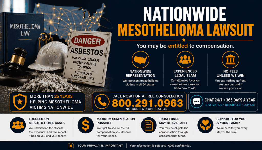 Nationwide Mesothelioma Lawsuit