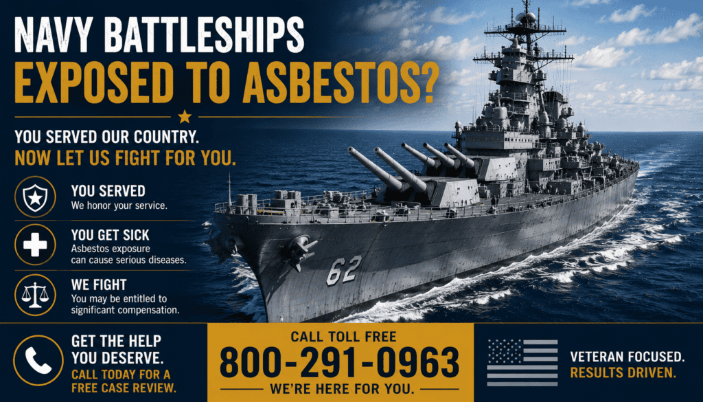 Navy Battleships Asbestos Exposure Lawsuit Mesothelioma Cancer