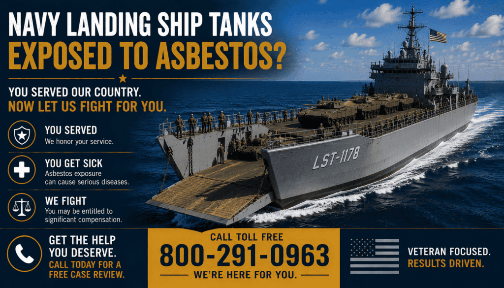 Navy Landing Ship Tanks Asbestos Exposure Lawsuit