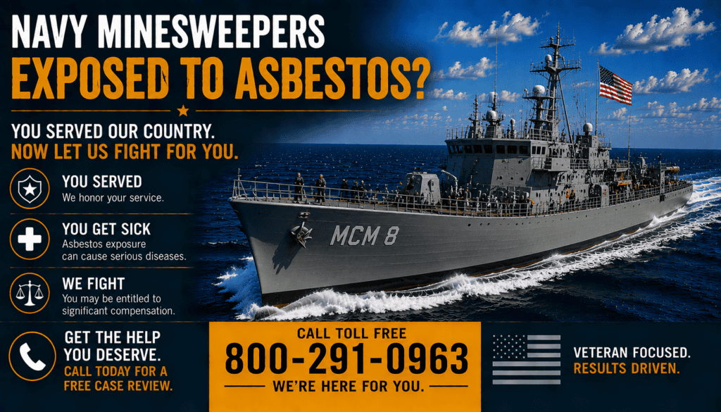 Navy Minesweepers Asbestos Exposure Lawsuit - Mesothelioma Cancer