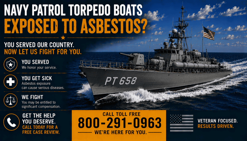 Navy Patrol Torpedo Boats Asbestos Exposure Lawsuit