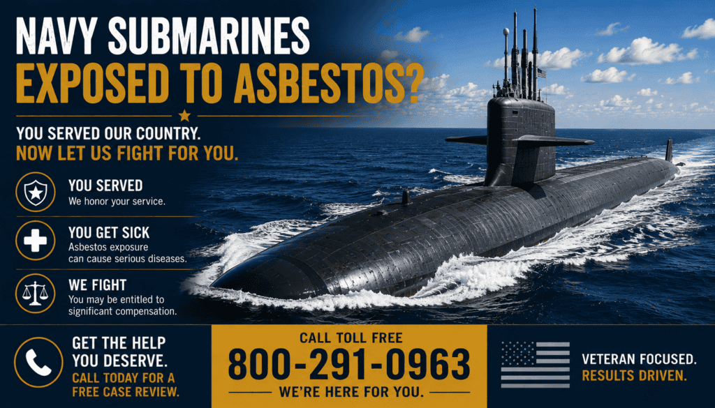 Navy Submarines Asbestos Exposure Lawsuit - Mesothelioma Cancer