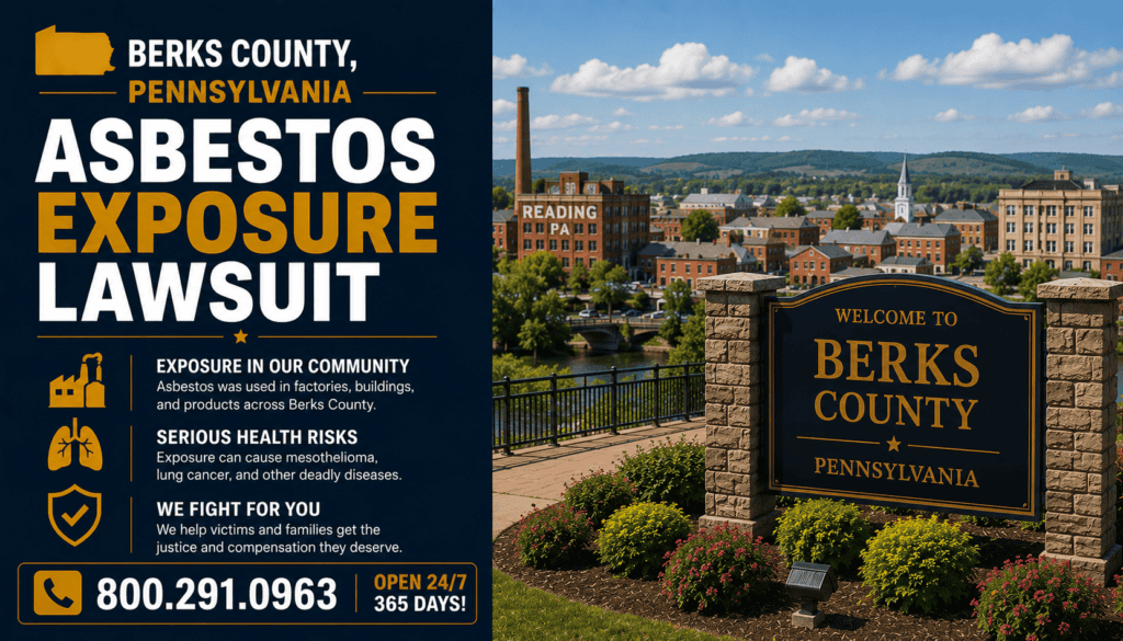 Berks County, Pennsylvania Asbestos Exposure Lawsuit
