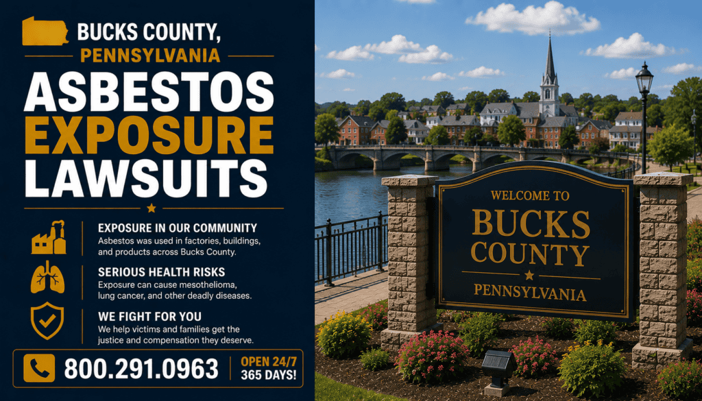 Bucks County, Pennsylvania Asbestos Exposure Lawsuit