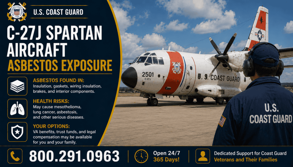 Coast Guard C-27J Spartan Aircraft Asbestos Exposure Lawsuit