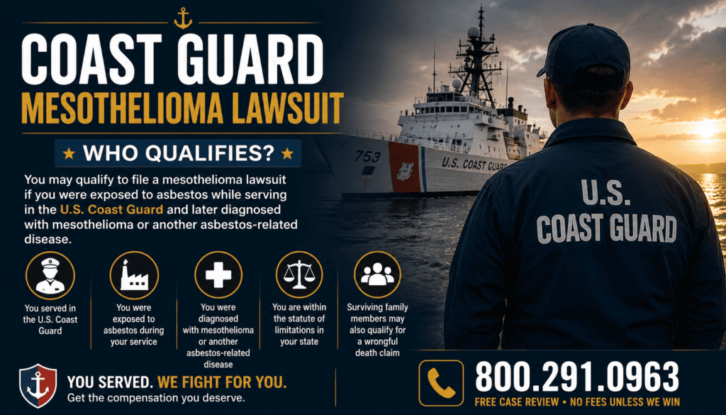 Coast Guard Mesothelioma Lawsuit – Who Qualifies