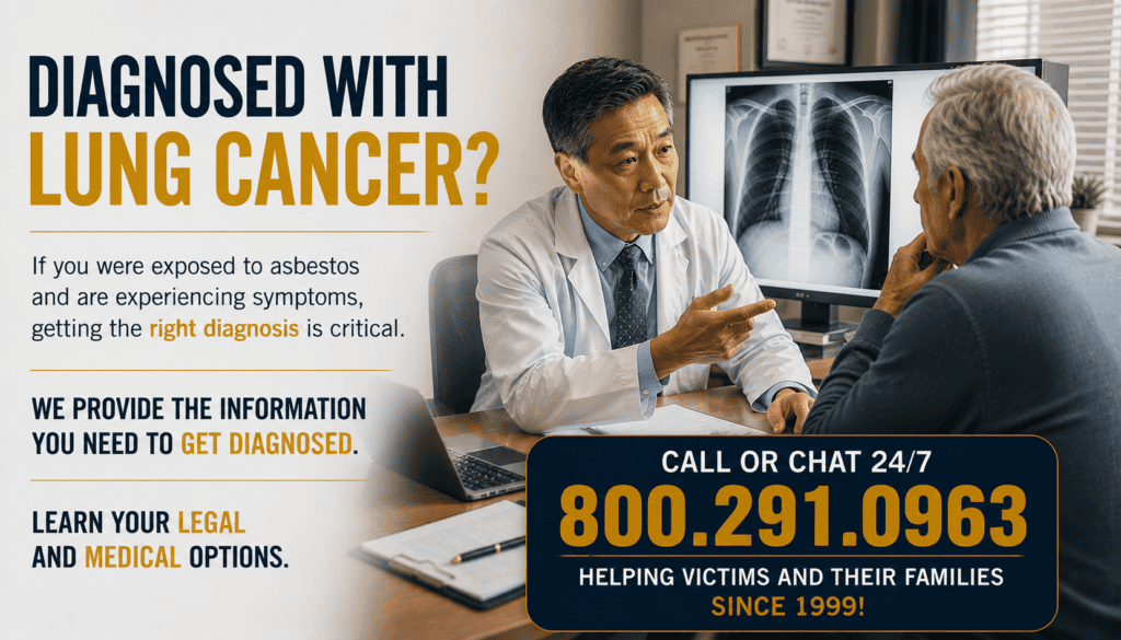 Diagnosed With Lung Cancer - Asbestos Exposure Lawsuit