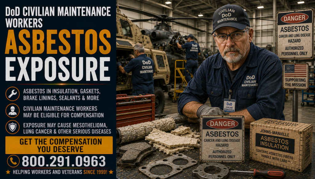 DoD Civilian Maintenance Workers Asbestos Exposure