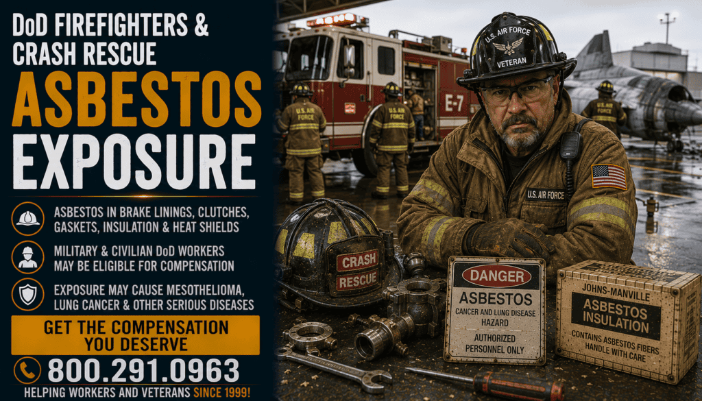 DoD Firefighters & Crash Rescue Asbestos Exposure