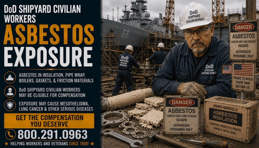 DoD Shipyard Civilian Workers Asbestos Exposure