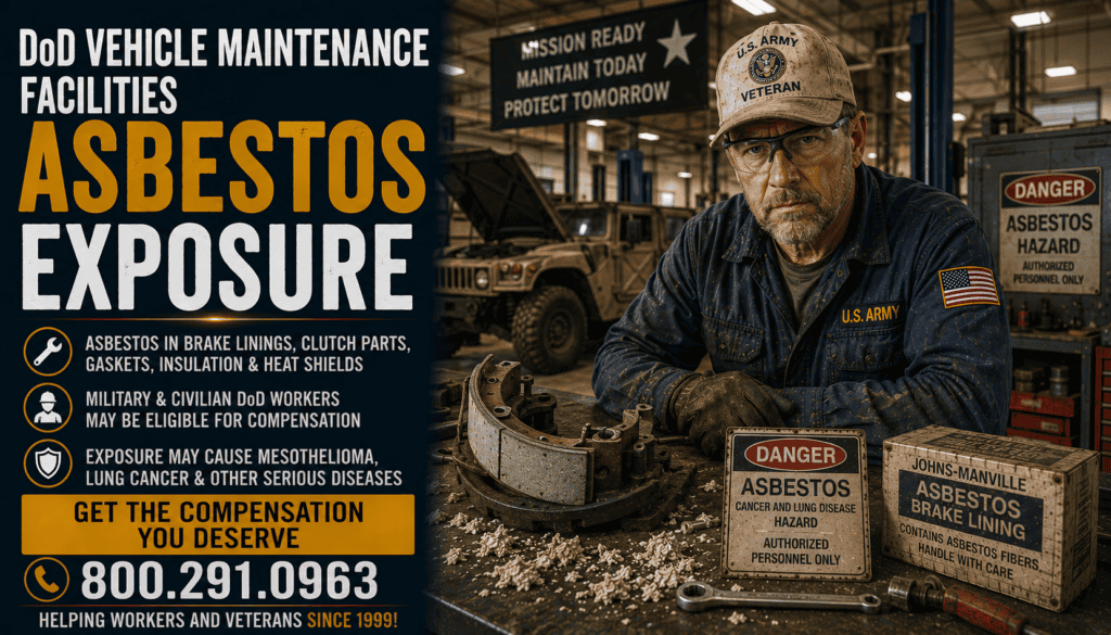 DoD Vehicle Maintenance Facilities Asbestos Exposure