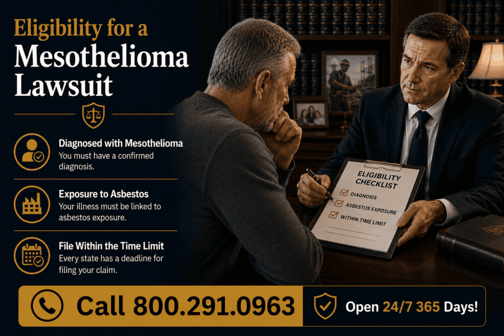 Eligibility for a Mesothelioma Cancer Lawsuit