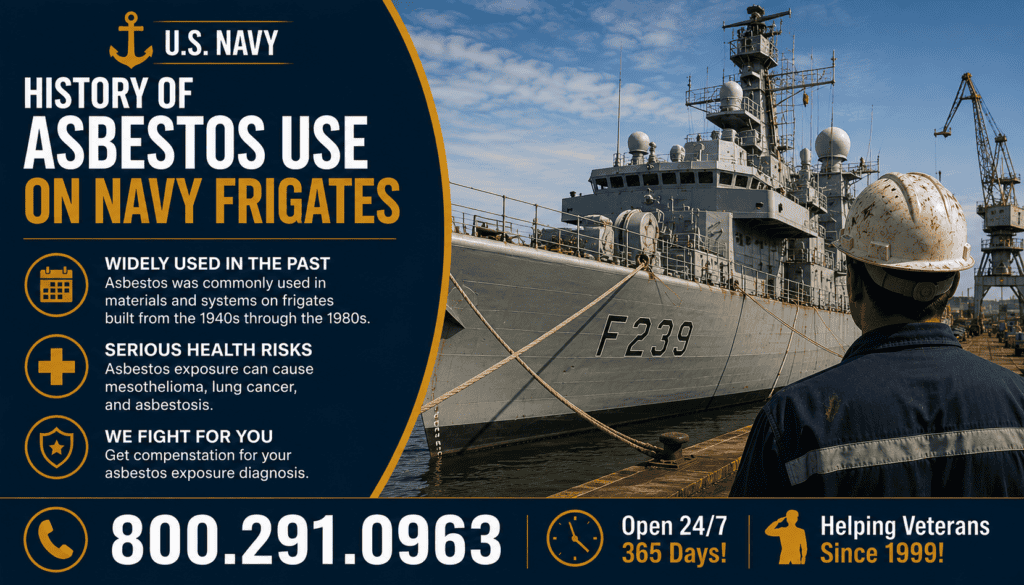 History of Asbestos Use on Navy Frigates Mesothelioma