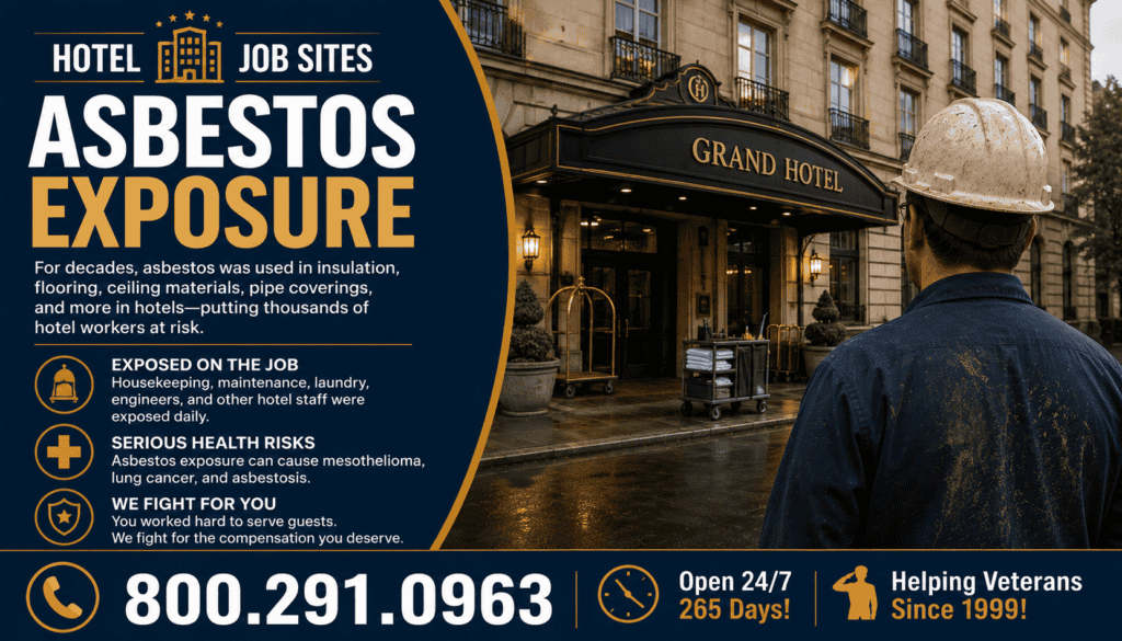 Hotel Job Sites Asbestos Exposure Mesothelioma Lawsuit Claims