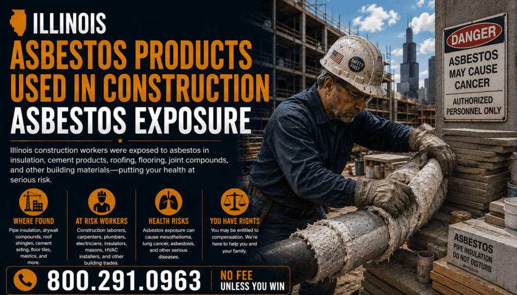 Illinois Asbestos Products Used in Construction Mesothelioma Lawsuit