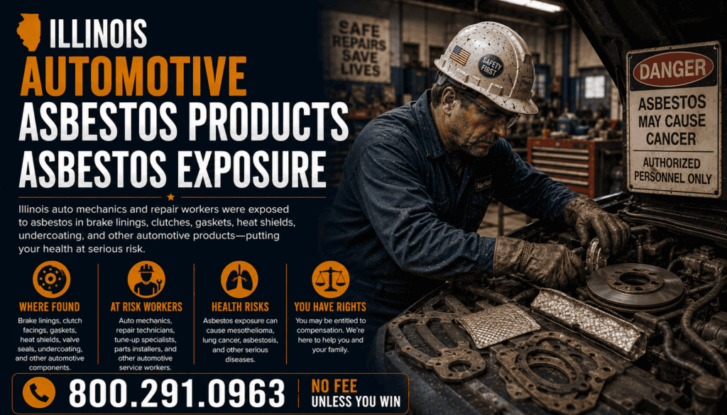 Illinois Automotive Asbestos Products Mesothelioma Lawsuit