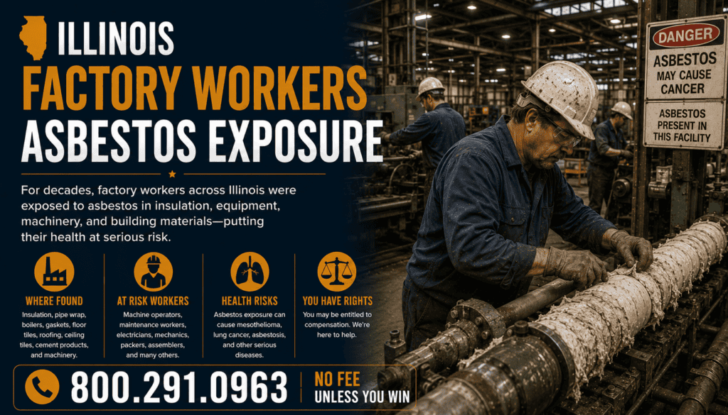 Illinois Factory Workers and Asbestos Exposure Mesothelioma