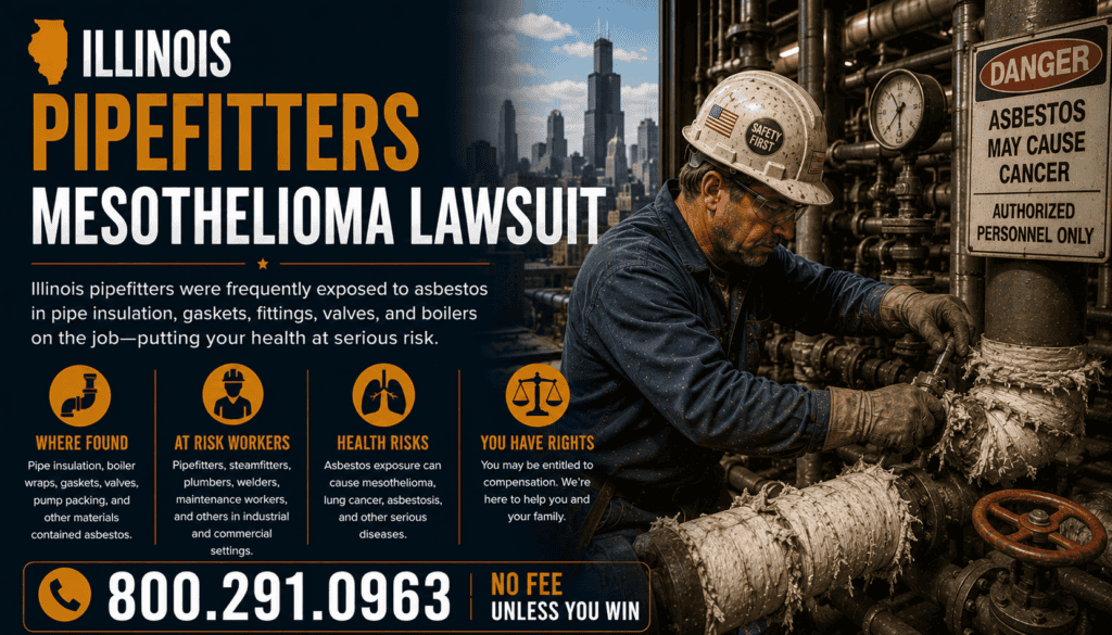 Illinois Pipefitters Mesothelioma Lawsuit Asbestos Exposure
