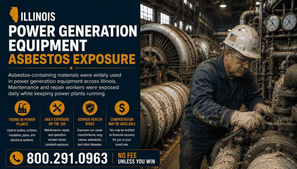 Illinois Power Generation Equipment Asbestos Exposure Mesothelioma