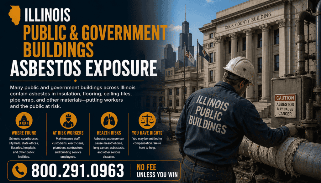 Illinois Public & Government Buildings Asbestos Exposure Mesothelioma Lawsuit