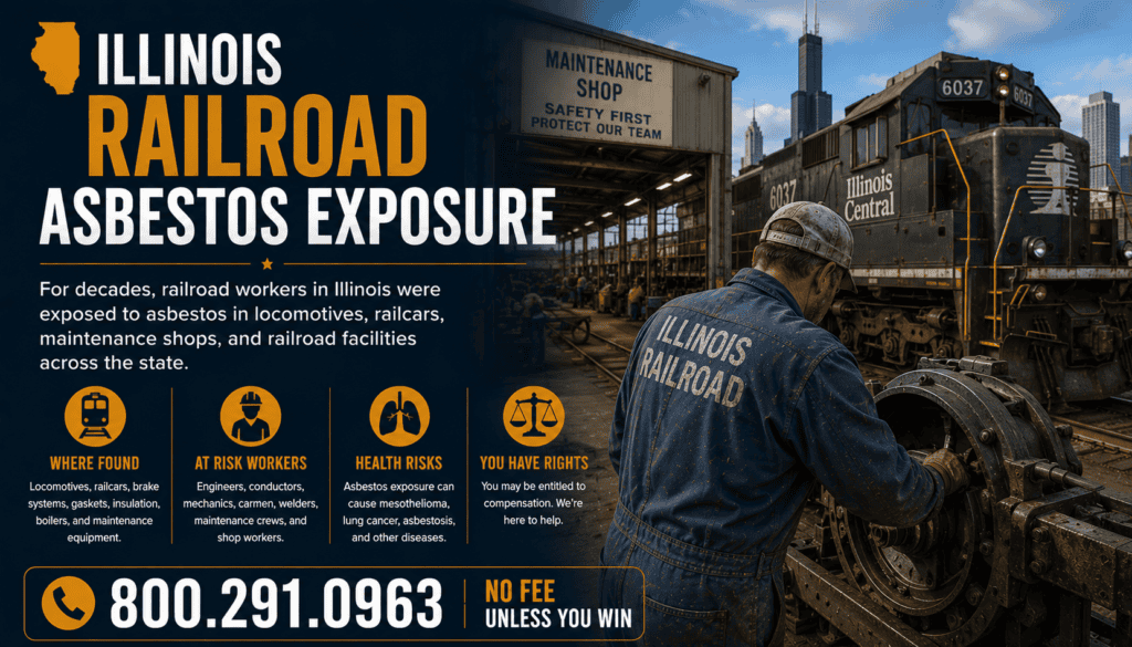 Illinois Railroad Asbestos Exposure Mesothelioma Lawsuit