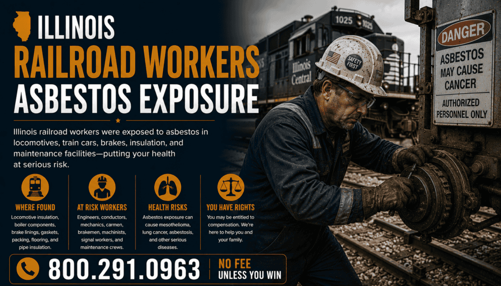 Illinois Railroad Workers Asbestos Exposure Mesothelioma Lawsuit
