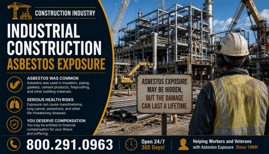 Industrial Construction Asbestos Exposure Mesothelioma