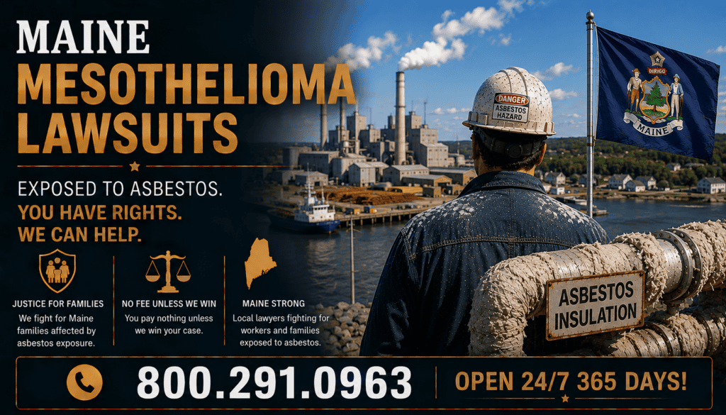 Maine Mesothelioma and Asbestos Lung Cancer Lawsuit