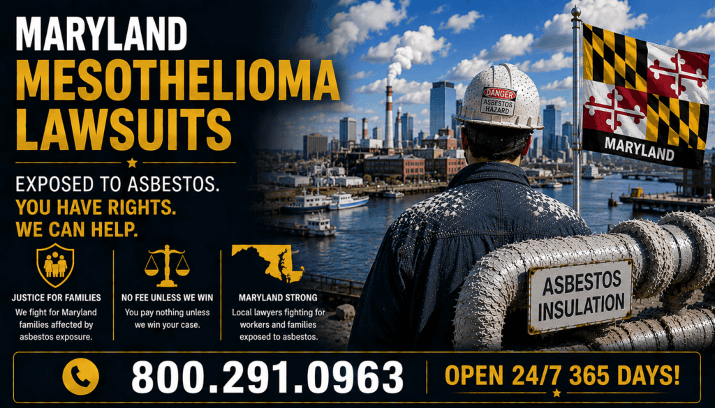 Maryland Mesothelioma and Asbestos Lung Cancer Lawsuit