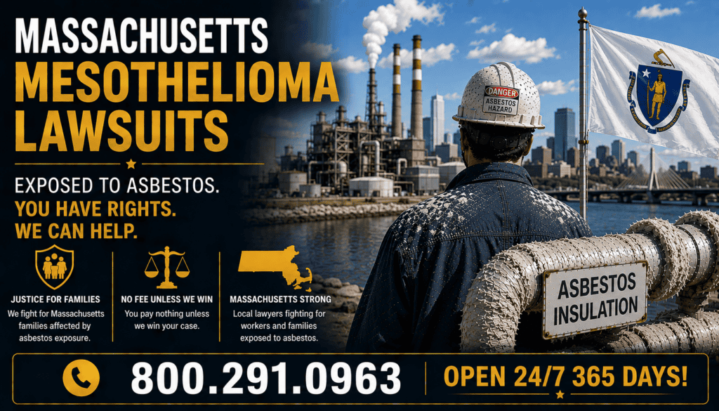 Massachusetts Mesothelioma and Asbestos Lung Cancer Lawsuit