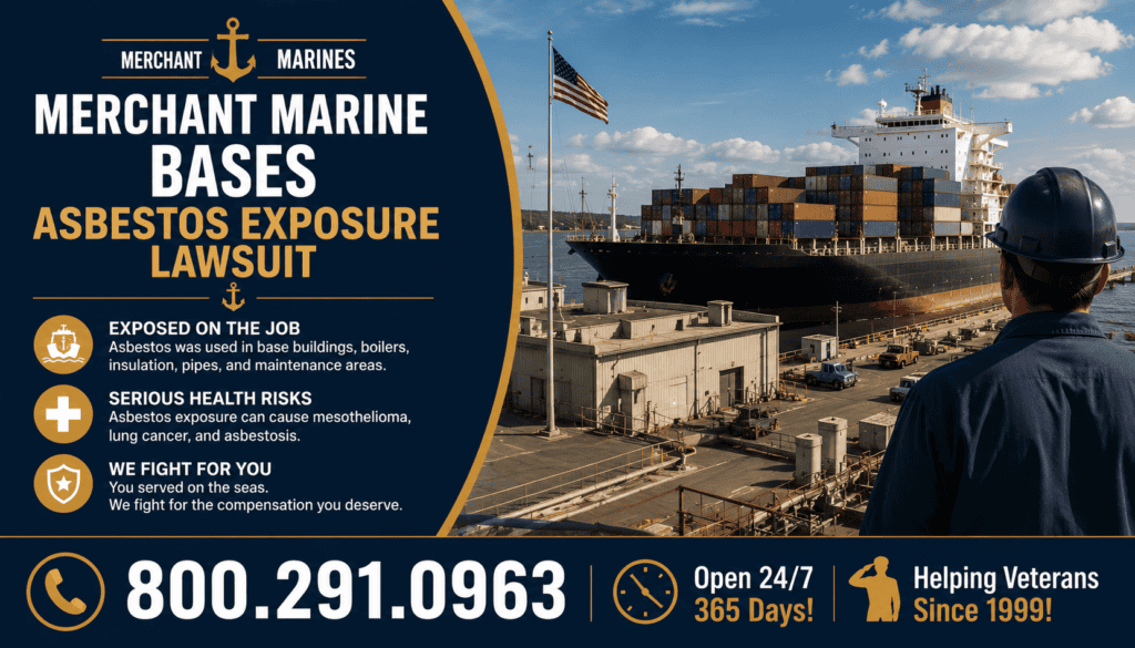 Merchant Marine Bases Asbestos Exposure Lawsuit Mesothelioma